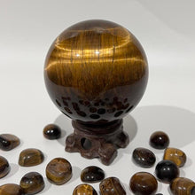 Load image into Gallery viewer, Tigers Eye Crystal Sphere Crystal Ball
