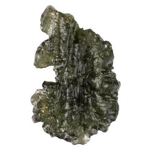 Load image into Gallery viewer, Genuine Moldavite Crystal Pendant  Certificate of Authenticity Tarnish Free Wire Mount
