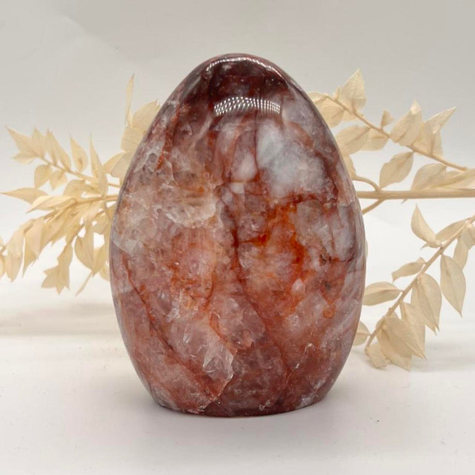 Fire Quartz Crystal Freeform