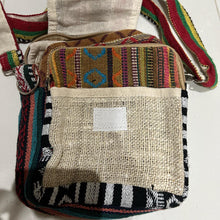 Load image into Gallery viewer, Himalayan Hemp THC Free Boho Tapestry Lined Messenger Bag

