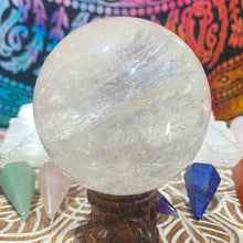 Load image into Gallery viewer, Clear Quartz Crystal Sphere Crystal Ball
