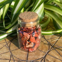 Load image into Gallery viewer, Red Jasper  Crystals Crystal Chips Magic Gift - One Jar
