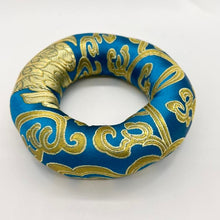 Load image into Gallery viewer, Hand Made Fabric Donut 12cm  Singing Bowl Sound Healing Nepalese
