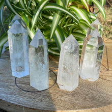 Load image into Gallery viewer, Rainbow Clear Quartz Crystal Tower Point Generator
