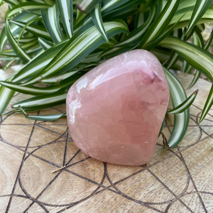 Rose Calcite Freeform Crystal Rock Pink Crystal