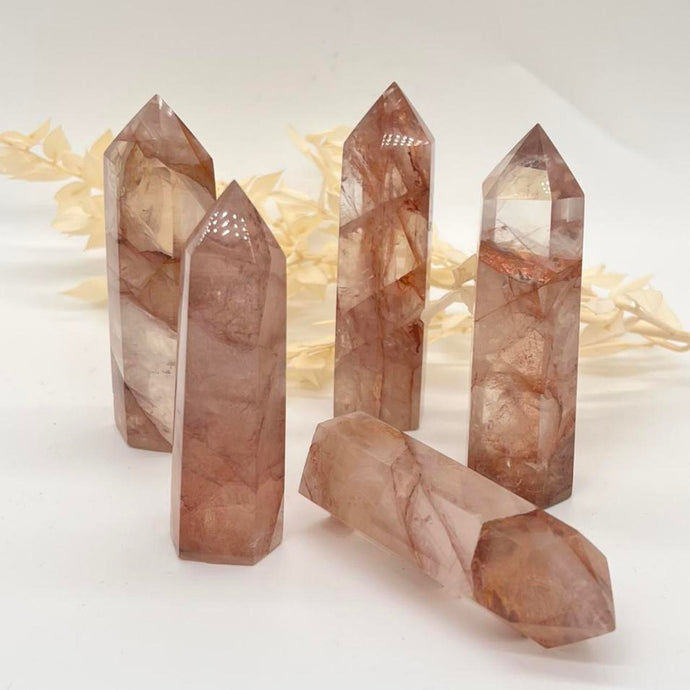 Fire Quartz Crystal Tower Point Generator