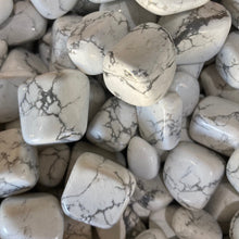 Load image into Gallery viewer, Howlite Tumbled / Tumble Stone / Tumbles
