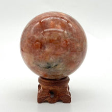 Load image into Gallery viewer, Sunstone Crystal Sphere Crystal Ball Orange Stone Crystal
