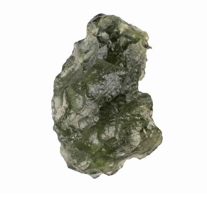 Moldavite Genuine A Grade 0.96g  Raw Crystal Specimen with Certificate of Authenticity