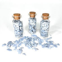 Load image into Gallery viewer, Angelite  Crystals Crystal Chips Magic Gift - One Jar
