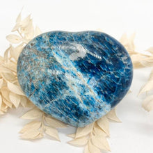 Load image into Gallery viewer, Apatite Crystal Heart  Blue Crystal
