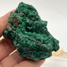 Load image into Gallery viewer, Malachite Crystal  velvet Raw Crystal Malachite
