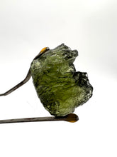 Load image into Gallery viewer, Moldavite Genuine A Grade 1.33g  Raw Crystal Specimen with Certificate of Authenticity
