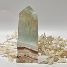 Load image into Gallery viewer, Caribbean Calcite Crystal Tower Point Generator
