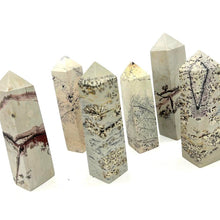 Load image into Gallery viewer, Dendritic Picture Jasper Tower Point Generator stone Crystal
