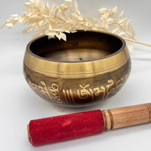 Load image into Gallery viewer, Tibetan Brass Singing Bowl 13cm Sound Healing Bowl
