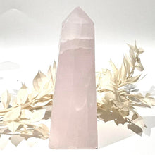 Load image into Gallery viewer, Mangano Calcite  Crystal Tower Obelisk Point
