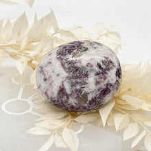 Load image into Gallery viewer, Lepidolite Crystal Palm Stone Palmstone
