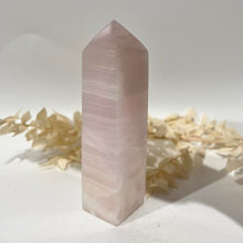 Load image into Gallery viewer, Mangano Calcite  Crystal Tower Obelisk Point
