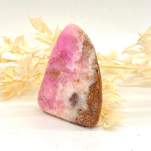 Load image into Gallery viewer, Pink Aragonite Crystal freeform Free Standing Pink
