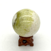 Load image into Gallery viewer, Green Jade Crystal Sphere Crystal Ball Stone
