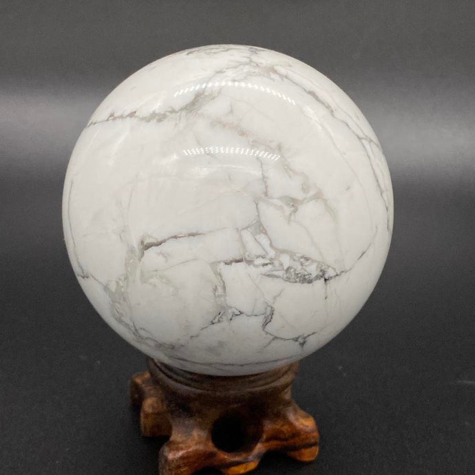 Howlite Crystal Sphere Crystal Ball Specimen Gift