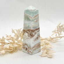 Load image into Gallery viewer, Caribbean Calcite Crystal Tower Point Generator
