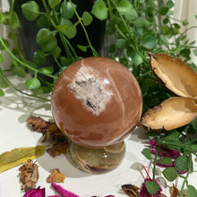 Load image into Gallery viewer, Honey Calcite Crystal Sphere Ball Gift for Her
