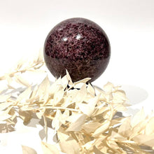 Load image into Gallery viewer, Red Garnet Crystal Sphere Metaphysical, Crystals, Healing, Stone Sphere
