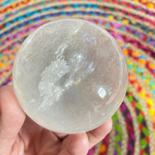 Load image into Gallery viewer, Clear Quartz Crystal Sphere Crystal Ball
