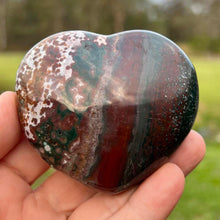 Load image into Gallery viewer, Ocean  Jasper Heart Crystal Gift for Her
