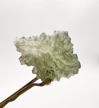 Load image into Gallery viewer, Moldavite Genuine A Grade 1.77g Raw  Crystal Specimen with Certificate of Authenticity
