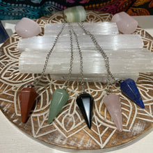 Load image into Gallery viewer, Rose Quartz Crystal Pendulum Crystal  Gift
