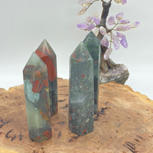 Load image into Gallery viewer, African Bloodstone Crystal Tower Point Generator
