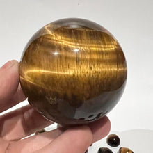 Load image into Gallery viewer, Tigers Eye Crystal Sphere Crystal Ball
