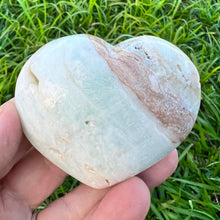 Load image into Gallery viewer, Caribbean Calcite Heart Crystal Gift for Her Blue CrystalHeart
