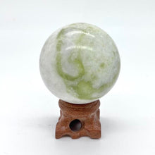 Load image into Gallery viewer, Green Jade Crystal Sphere Crystal Ball Stone
