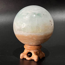 Load image into Gallery viewer, Caribbean Calcite Crystal Sphere metaphysical crystal healing
