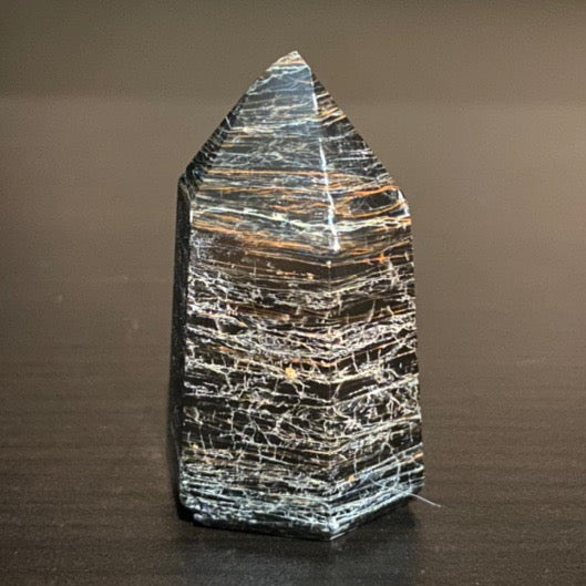 Black Tourmaline Crystal Tower Point Generator