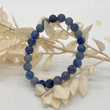 Load image into Gallery viewer, Blue Quartz Crystal Bead Bracelet
