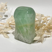 Load image into Gallery viewer, Pistachio Calcite Freeform Crystal Rock Green Crystal
