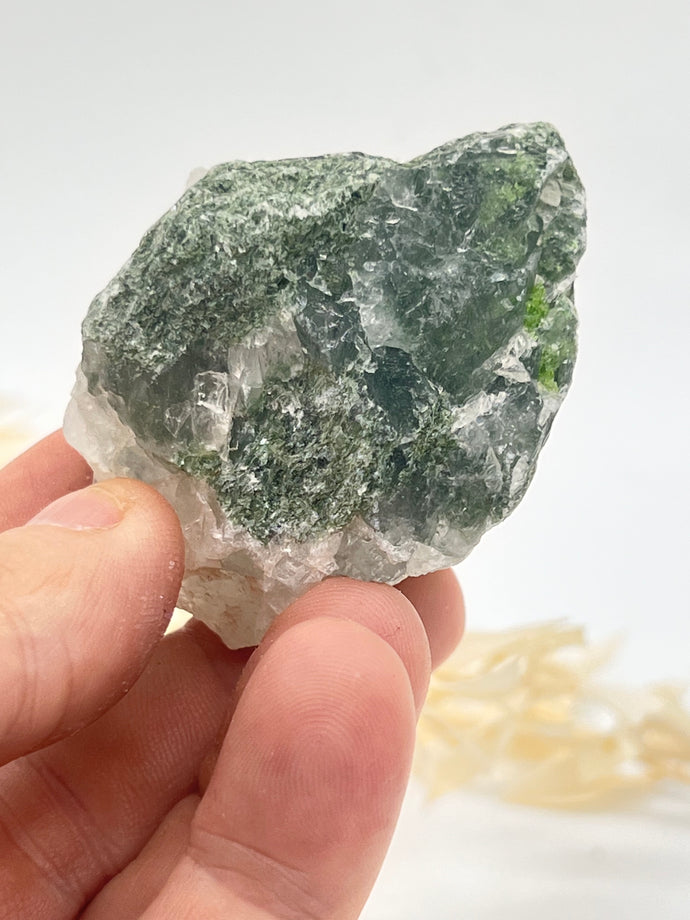 Diopside Raw Crystal Rock Chunk