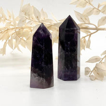 Load image into Gallery viewer, Amethyst Crystal Tower point Generator Purple Tower
