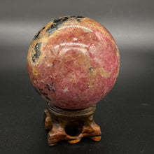 Load image into Gallery viewer, Rhodonite Crystal Sphere Metaphysical, Crystals, Healing, Stone Sphere
