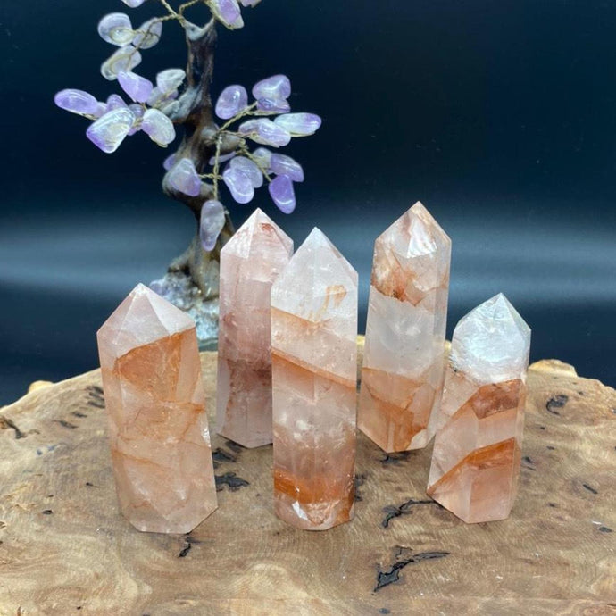 Fire Quartz Crystal Tower Point Generator