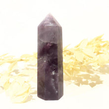 Load image into Gallery viewer, Plum Blossom Pink Tourmaline Crystal Tower Point Generator
