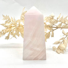 Load image into Gallery viewer, Mangano Calcite  Crystal Tower Obelisk Point
