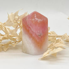 Load image into Gallery viewer, Pink Aragonite Crystal Tower Point Obekisk  Pink Crystal
