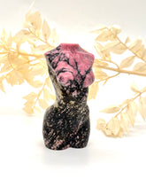 Load image into Gallery viewer, Rhodonite Goddess Crystal, Lady Body, Gift for Her
