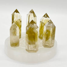 Load image into Gallery viewer, Citrine Tower Point Generator Natural Crystal Yellow Crystal
